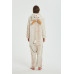 Onesie Kigurumi Valge Põder