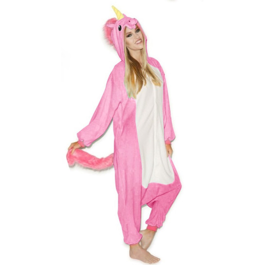 Onesie Kigurumi Roosa Ükssarvik